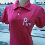 Polo feminina pink
