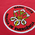 Bordado para uniforme de brigadistas