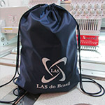 Mochilas saco impressa em silkscreen